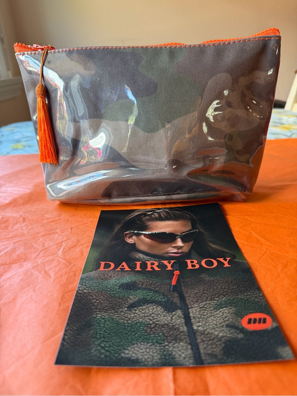 🐮 DAIRY BOY DECOY CAMO SMALL MAKEUP BAG 🐮 NWT 🐮